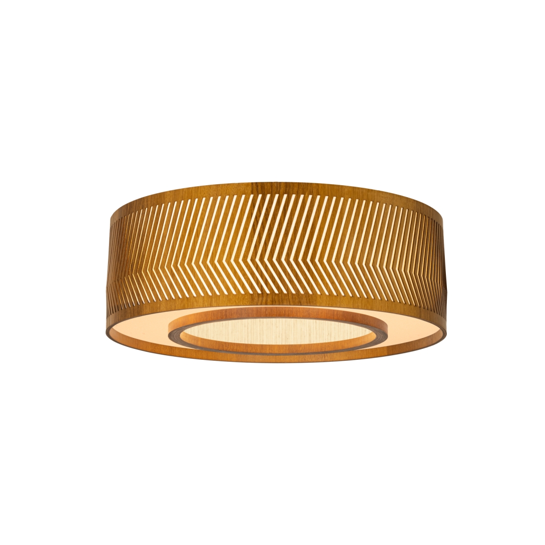 Plafon Classic Lar Balaio Anel 55 Madeira 5L E27 Ø550x185mm 1253
