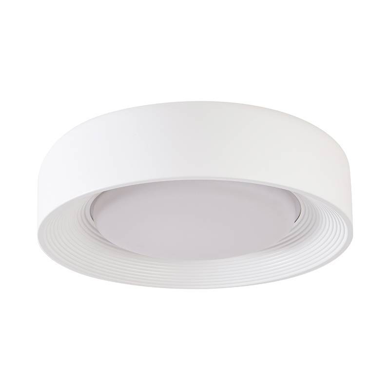 Plafon Nordecor Veta 24 watts Multitemperatura Branco Ø400x105mm 90018