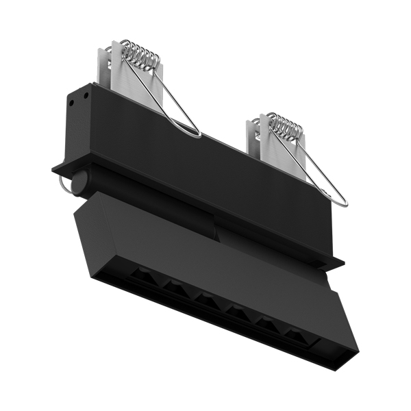 Spot Embutir Newline Microborda Grid Articulável 6 Focos 36° 10 Watts 136x21x104mm DEM10001LED