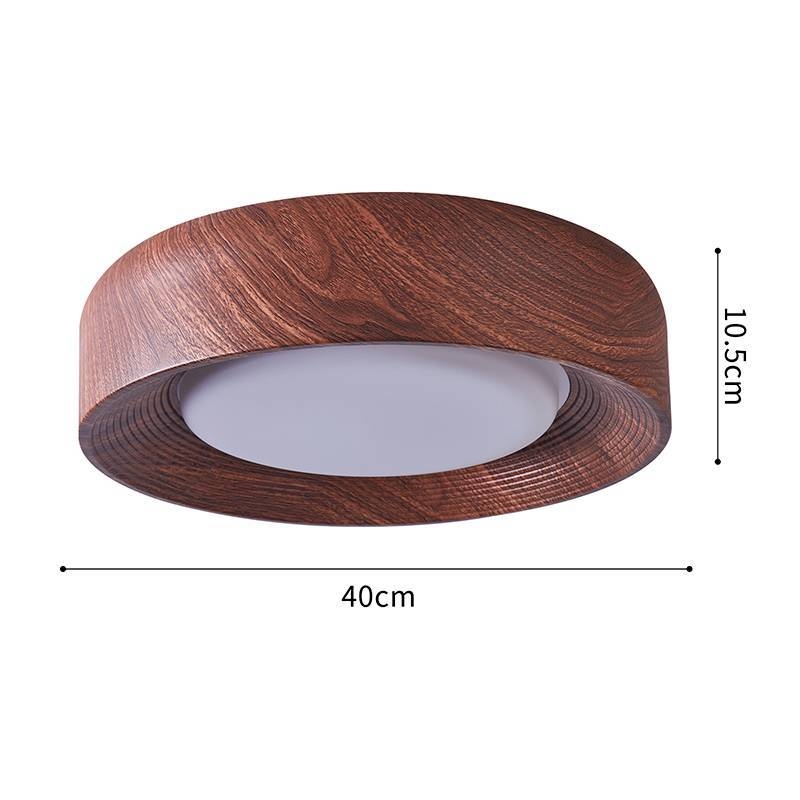 Plafon Nordecor Veta 24 watts Multitemperatura Imbuiia Ø400x105mm 90022