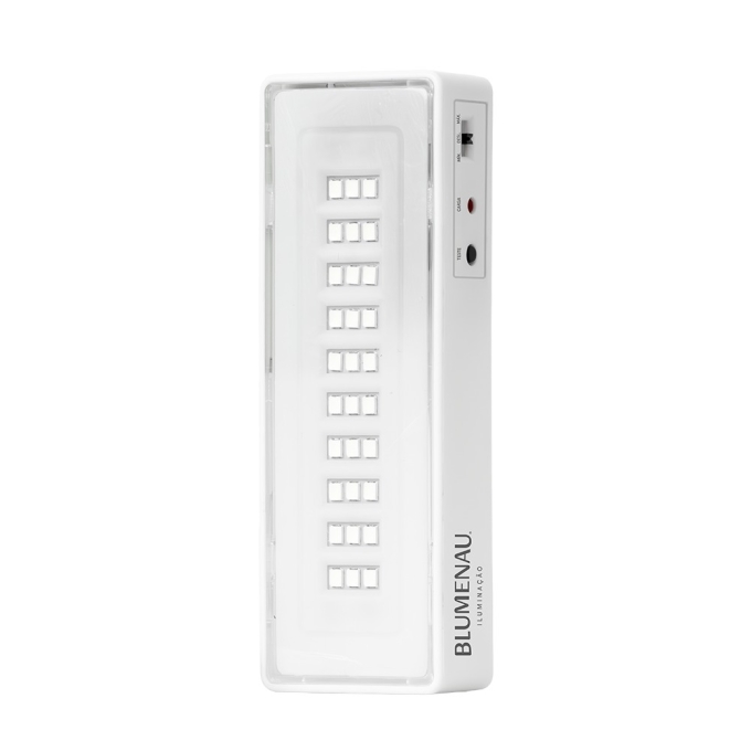 Luminária de Emergência Blumenau 1 watt 30 Leds 100 Lumens 115x40x20mm 40030134-3