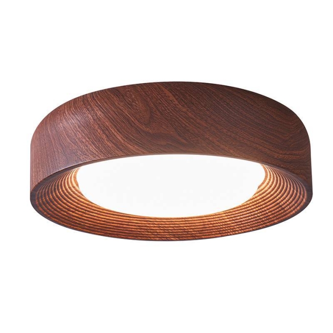 Plafon Nordecor Veta 24 watts Multitemperatura Imbuiia Ø400x105mm 90022