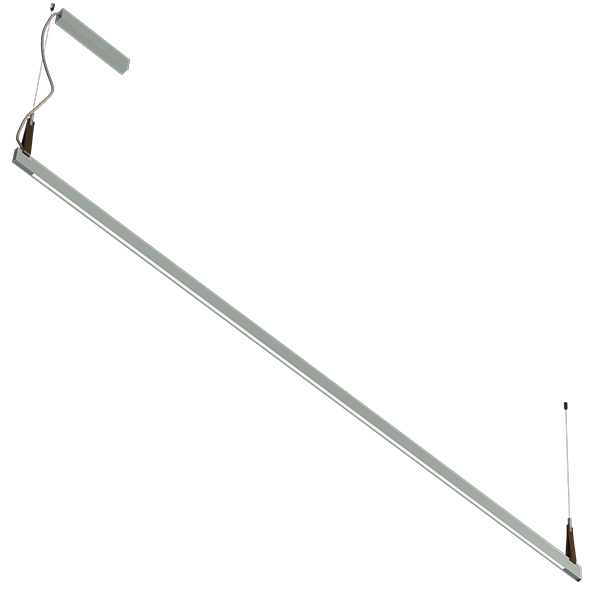 Pendente Newline Fit10 Couro Difuso Uplight e Downlight 55 watts Bivolt 2000x14x50mm PDC10201LED