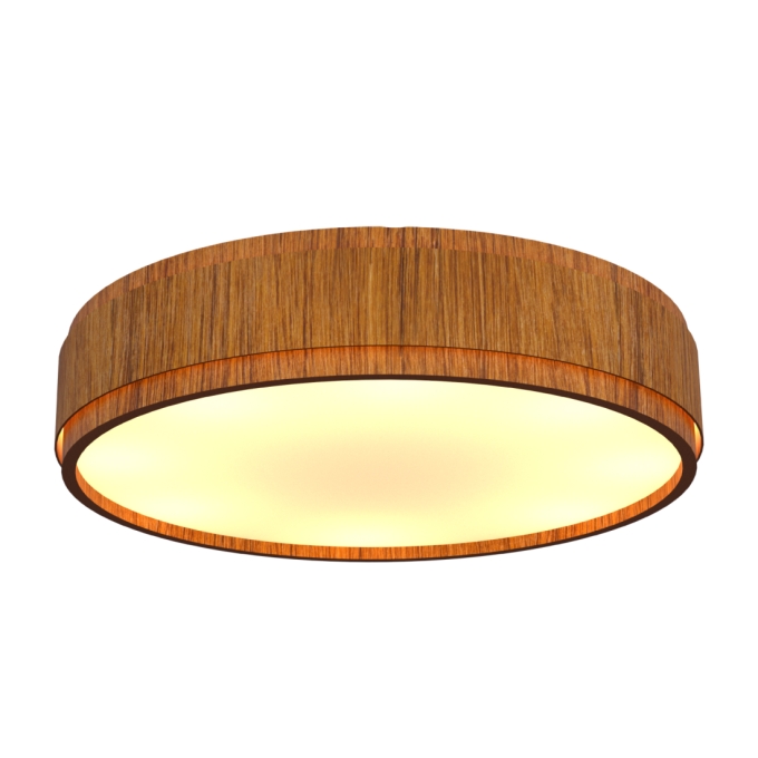 Plafon Classic Lar Saturno 70 Madeira 8L E27 Ø700x152mm 1209

