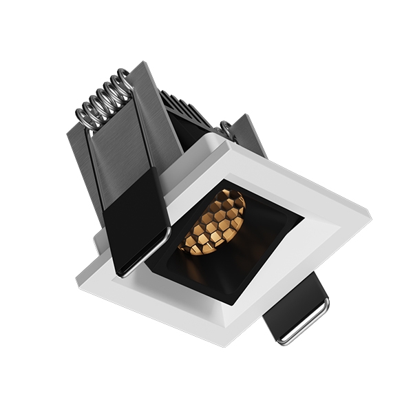 Embutido Newline Articulado New Pixel 1 Foco 30° Antiofuscante 4 watts 2700K Bivolt 50x50x50mm HEM03040LED