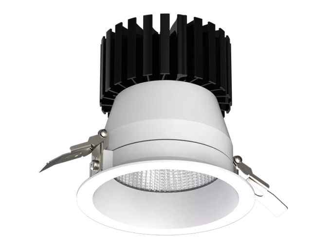 Luminária Powerlume Downlight Embutir Alumínio 36 watts IP40 220V Ø150x160mm DLAE-36W