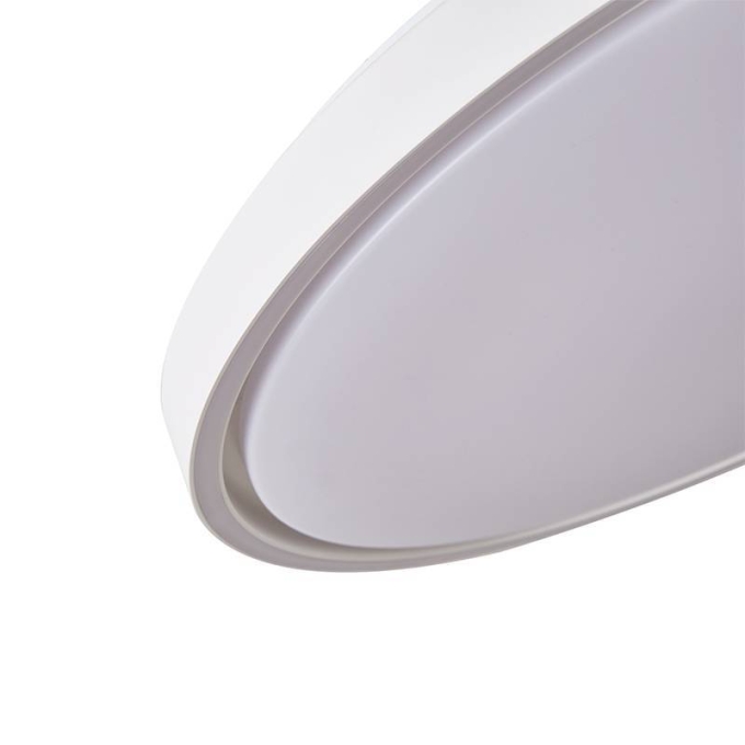 Plafon Nordecor Liny 30 watts Multitemperatura Branco Ø500x40mm 90047