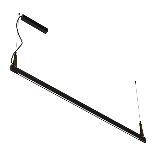 Pendente Newline Fit10 Couro Difuso Uplight e Downlight 32 watts Bivolt 1200x14x50mm PDC10121LED