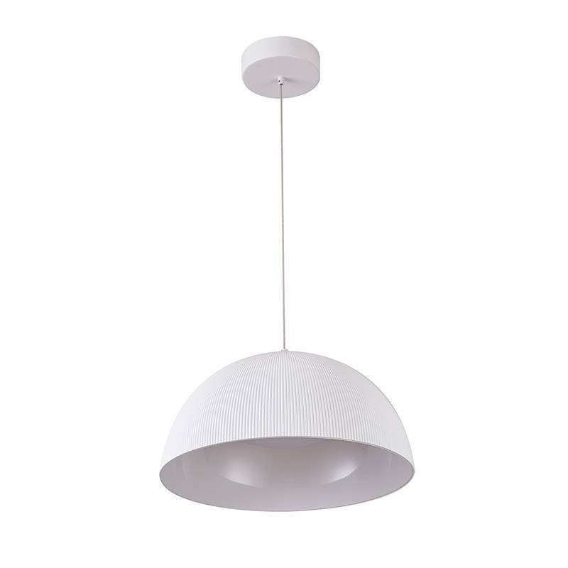 Pendente Nordecor Caneli Branco 25 watts 3000K Ø400x200mm 90040