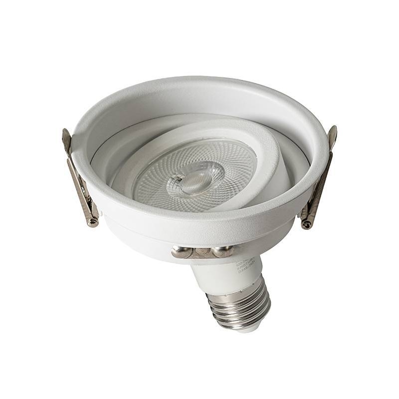 Spot Embutir Nordecor Loyo Pro Alumínio Redondo 1L PAR20 Branco Ø105x40mm 80025