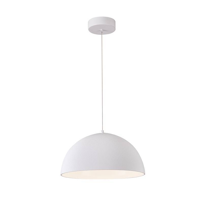Pendente Nordecor Caneli Branco 25 watts 3000K Ø400x200mm 90040