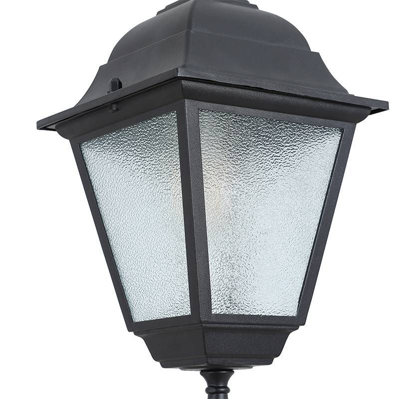 Pendente Nordecor Colonial Lanteri Preto Alumínio e Vidro 1L E27 315x148mm 80052