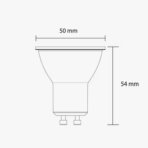 Lâmpada LED Mundial Dicróica 7 watts 3000K 40° Bivolt  ML-0258