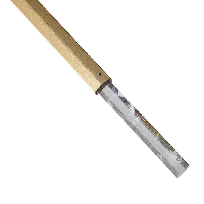 Pendente Nordecor Pean 3 watts 3000K Dourado Ø25x435mm 2518