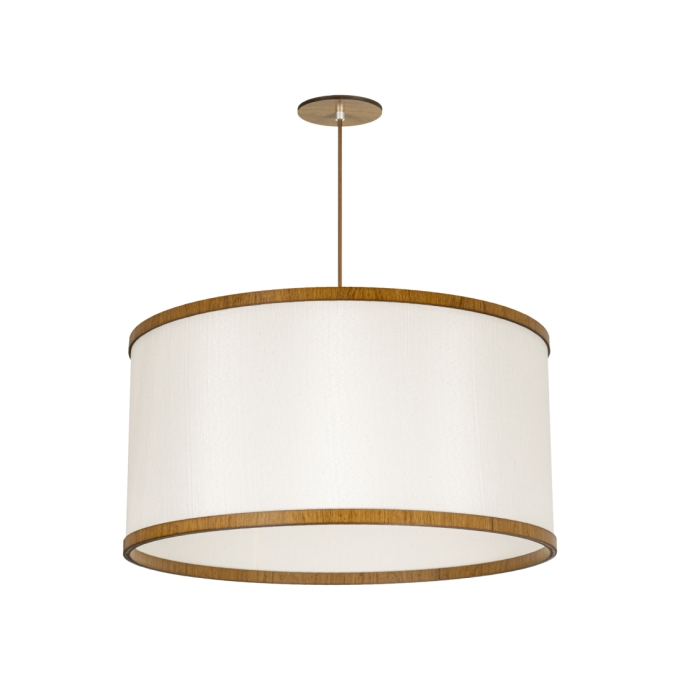 Pendente Classic Lar Soft C5528 Madeira 1L E27 Ø550x280mm 1094


