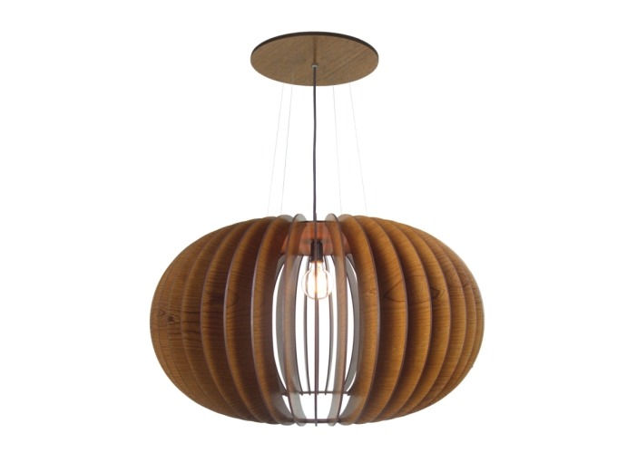 Pendente Classic Lar Oval 80 1L E27 Ø780x420mm 1022