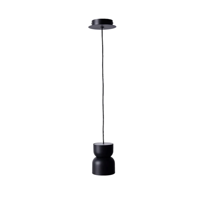 Pendente Casual Light Studioluce Sable Preto 5+5,5 watts Ø100x130mm PD1976PT
