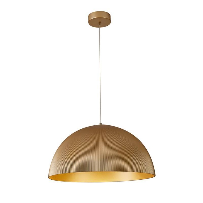Pendente Nordecor Caneli Dourado 35 watts 3000K Ø600x300mm 90044