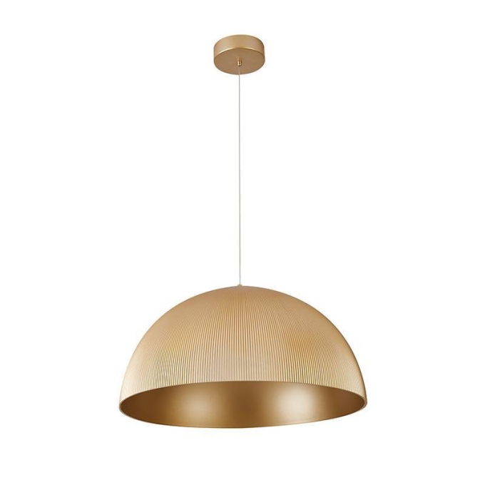 Pendente Nordecor Caneli Dourado 35 watts 3000K Ø600x300mm 90044
