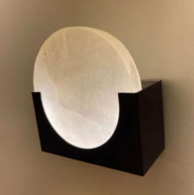 Arandela Dna Lustres Eclipse 2700K Cristal de Rocha 100x100x50mm ARA-DISCO