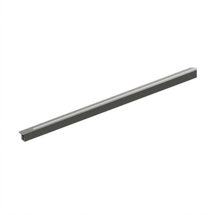 Perfil de Embutir Móbili Supermicro Stella Cinza Escuro 91x1000x68mm STL25357GR