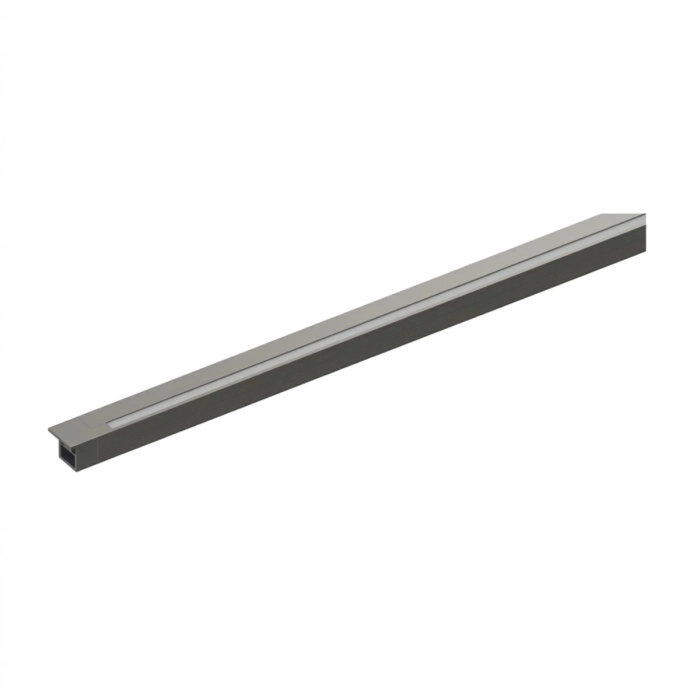 Perfil de Embutir Móbili Narrow Angle Stella Cinza Escuro 60° 10,1x1000x11,6mm STL25359GR
