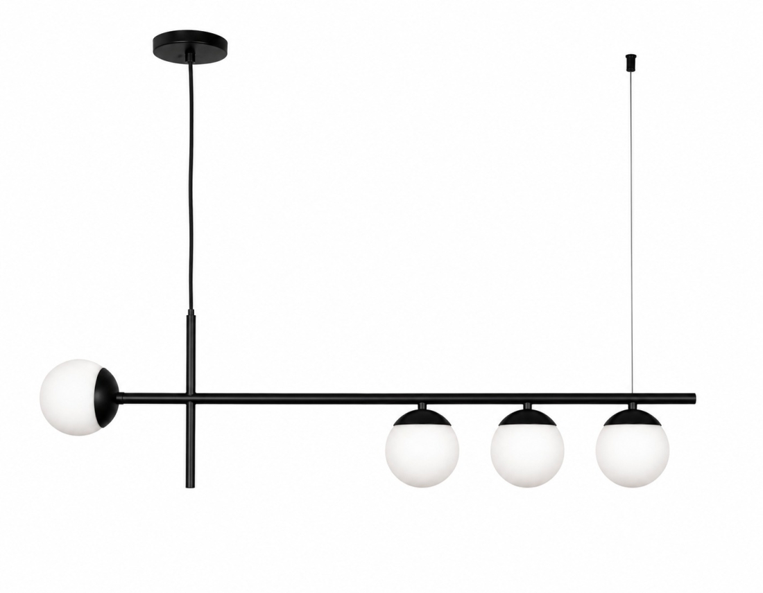 Pendente FG Iluminação Jabuticaba Horizontal 4L G9 1000mm 1404/4