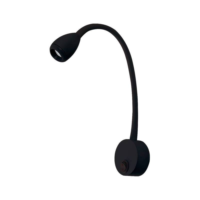 Arandela Nordecor Bett 3 watts 3000K Preto IP20 330x30mm Bivolt 2053 PREN