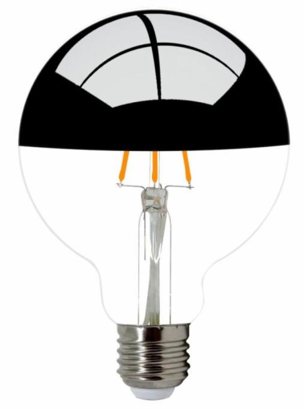 Lâmpada LED Mundial Defletora Preta G95 E27 4,5 watts 2400K ML-0230 PREN