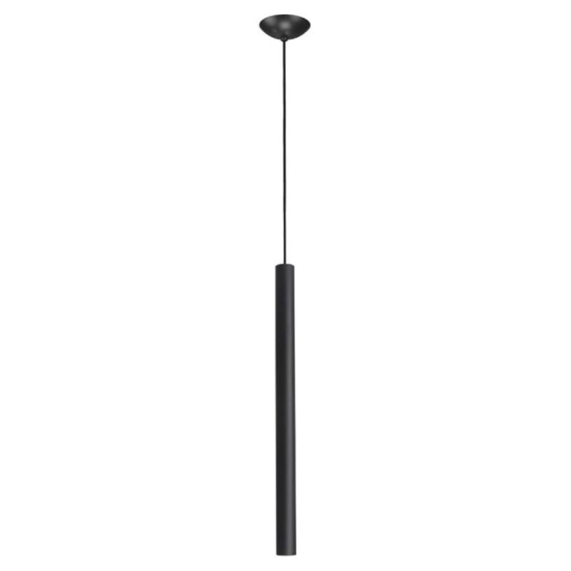 Pendente Newline Lisse 1L Mini Dicróica Preto Ø40,5x595mm 435 PREN