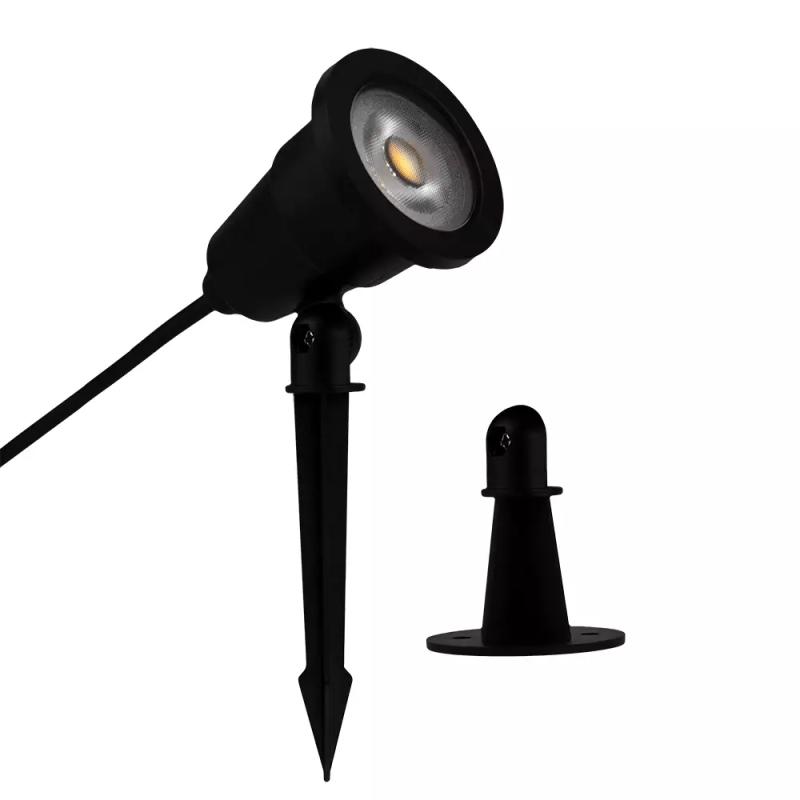 Espeto/Spot Blumenau Easy 5 watts IP65 Preto 3000K Ø60x90mm 21053101