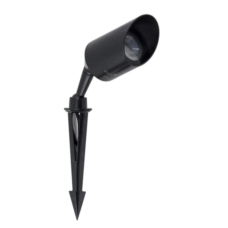 Espeto Gaya 5 watts 3000K IP65 Preto 36° Bivolt Ø80x160mm 9689 PREN