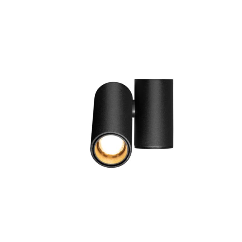 Mini Plafon Direct Light Foccus 2,7 watts 34° Preto Bivolt 2700K IRC90 Ø31x80mm DL TT5 PREN