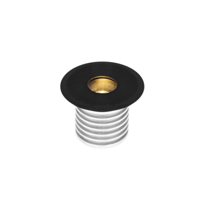 Embutido de Solo Direct Light 2,7 watts Assimétrico 20°65° Bivolt 2700K IRC90 IP66 Ø63mm DL EB1 PREN