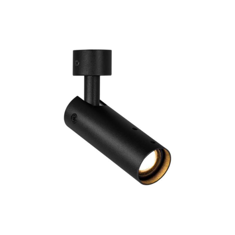 Spot Sobrepor Direct Light Spotled Preto 2,7 watts Bivolt 34° 2700K IRC90 IP66 Ø31x151mm DL SP1 PREN