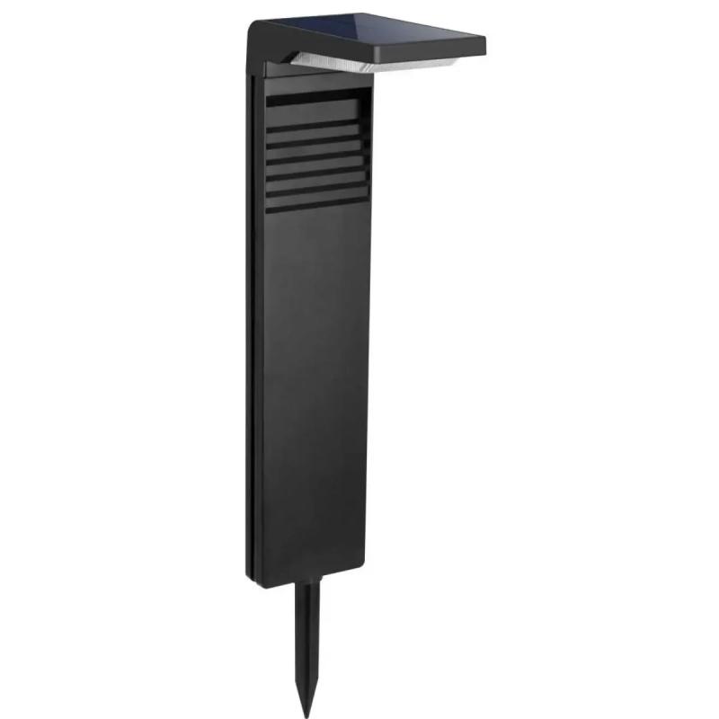 Poste Balizador Gaya Grass 6 watts 3000K IP65 Solar Preto 577mm 5504 PREN