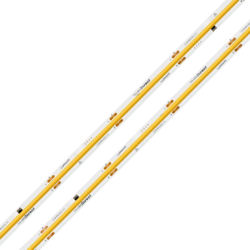 Fita LED Lumanti 15w/mt 220V 3000K 480 leds COB IP33 8mm IRC80 1500 lumens (5 metros) FD33315 PREN