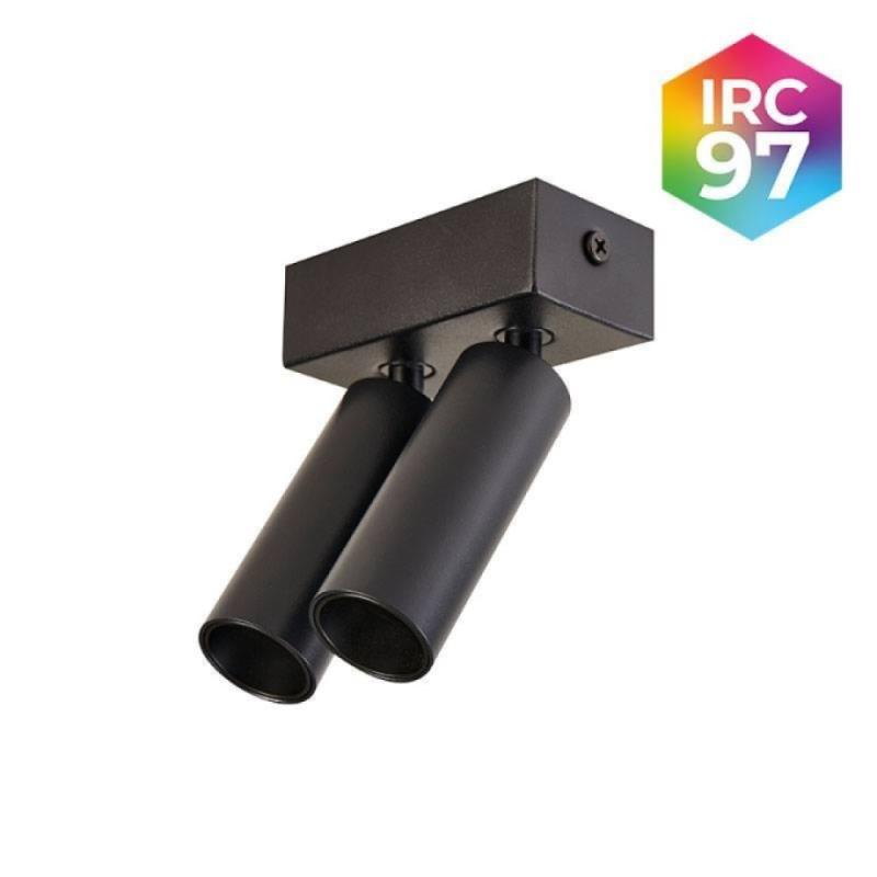 Spot Sobrepor Nordecor Kona Sof 6 watts 2700K 24° Preto Ø30x110mm IRC97 Bivolt 6586 PREN