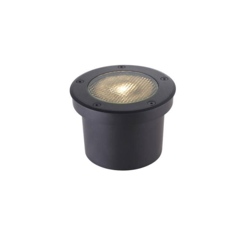 Embutido de Solo Nordecor Venna Of 20 watts 12° 3000K IP67 Preto Ø130x90mm 6420 PREN