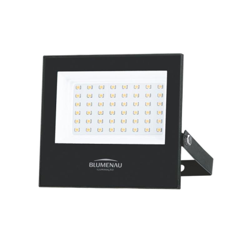 Refletor Led Blumenau Play 50 watts 3000K IP66 Alumínio Bivolt 78503000 PREN