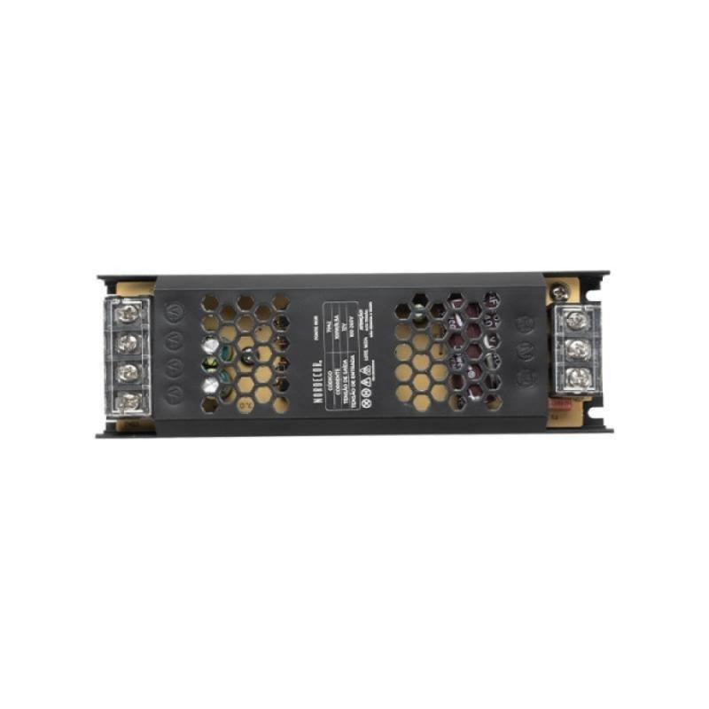 Fonte 12V Nordecor 8,5A 100 watts IP20 Bivolt 168x52x21mm 7042 PREN