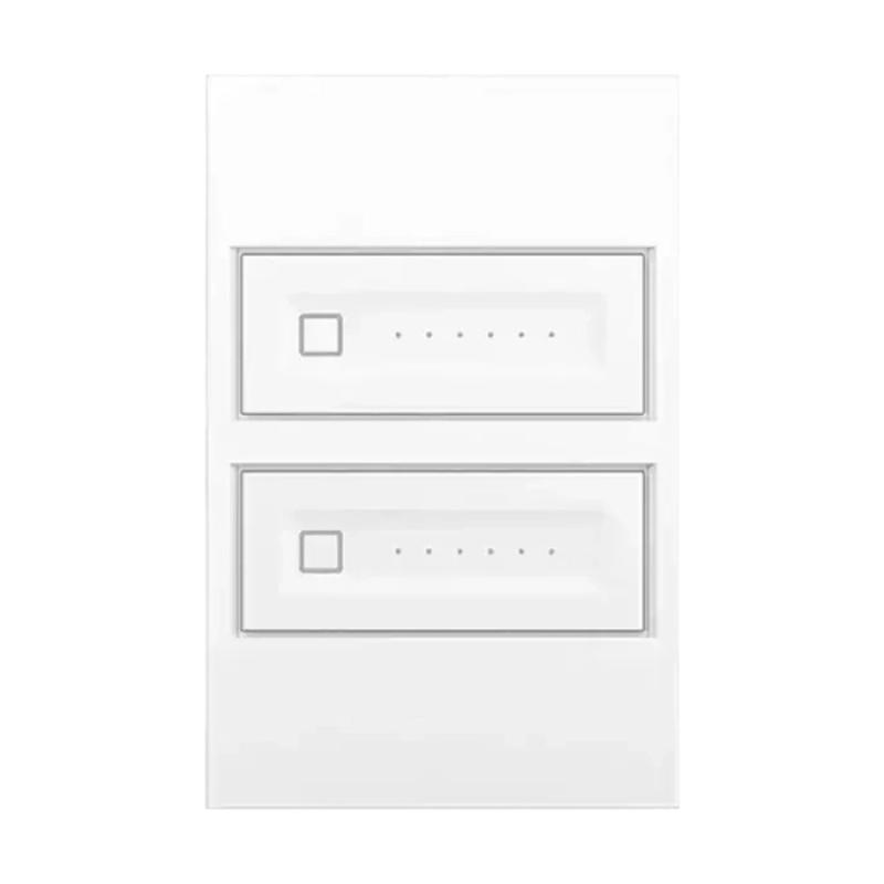 Dimmer Stella S. Touch 0-10V Duplo Policarbonato Branco STO24005BR