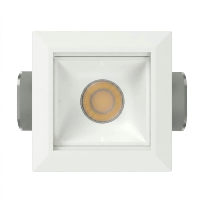 Spot de Embutir Stella Square Micro Quad. Dire. Branco 15° IRC90 3W 2700K 50x44x44mm STL25366BR/27 PREN
