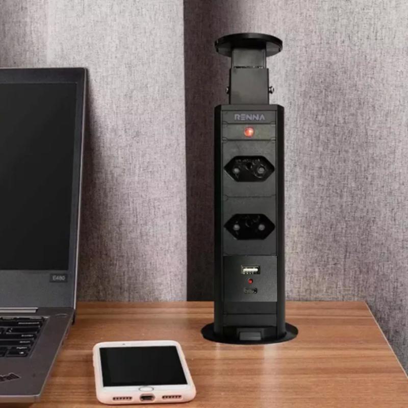 Torre de Tomada Pix Preo 2x Tomada 16A + 1x USB + 1x USBC 36507296 PREN