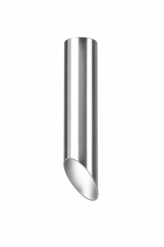 Spot Sobrepor Old Artisan Tubo Corte 45° 1L Dicróica Ø64x300mm EMB-4994/A 