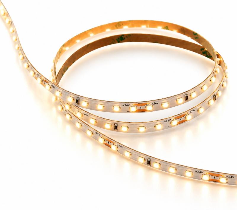 Fita de LED Opus 10 watts/m 24V 2700K 168 leds IP20 IRC90 4mm (Rolo 5 metros) OPS 37394