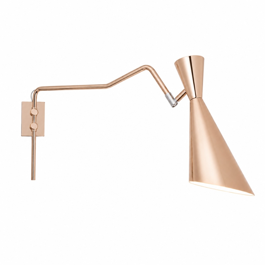 Arandela Munclair Zig Zag 1L E27 Ø110x300mm Haste 700mm LIGAÇÃO DIRETA 2359