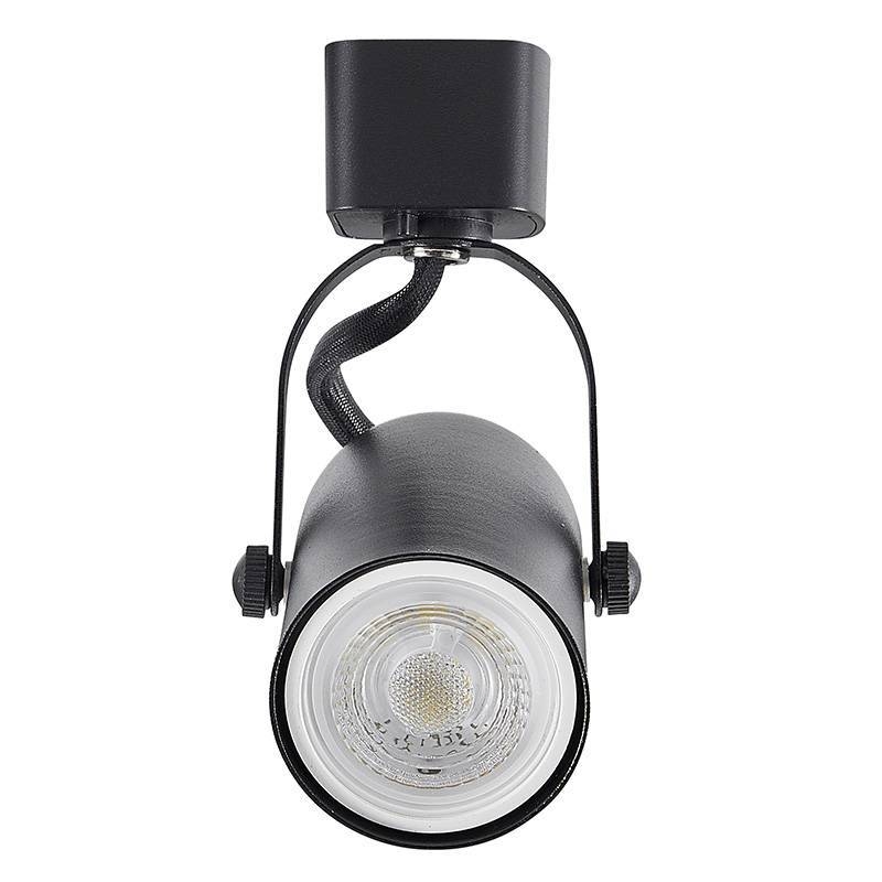 Spot para Trilho Nordecor Lille Dicróica GU10 Preto Ø53x100mm 6640