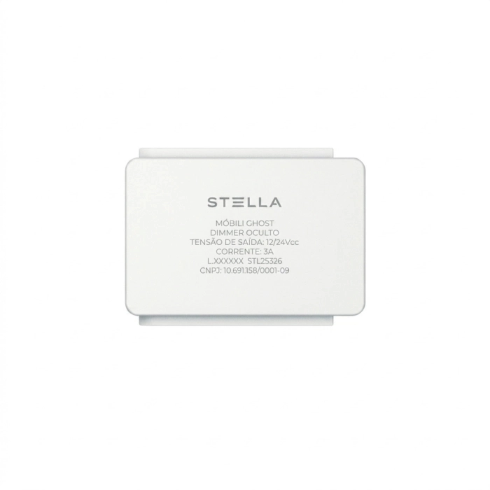 Acessório Móbili Stella Ghost Dimmer Oculto Channel Control Policarbonato e ABS Branco 12V 80x55x40mm STL25326