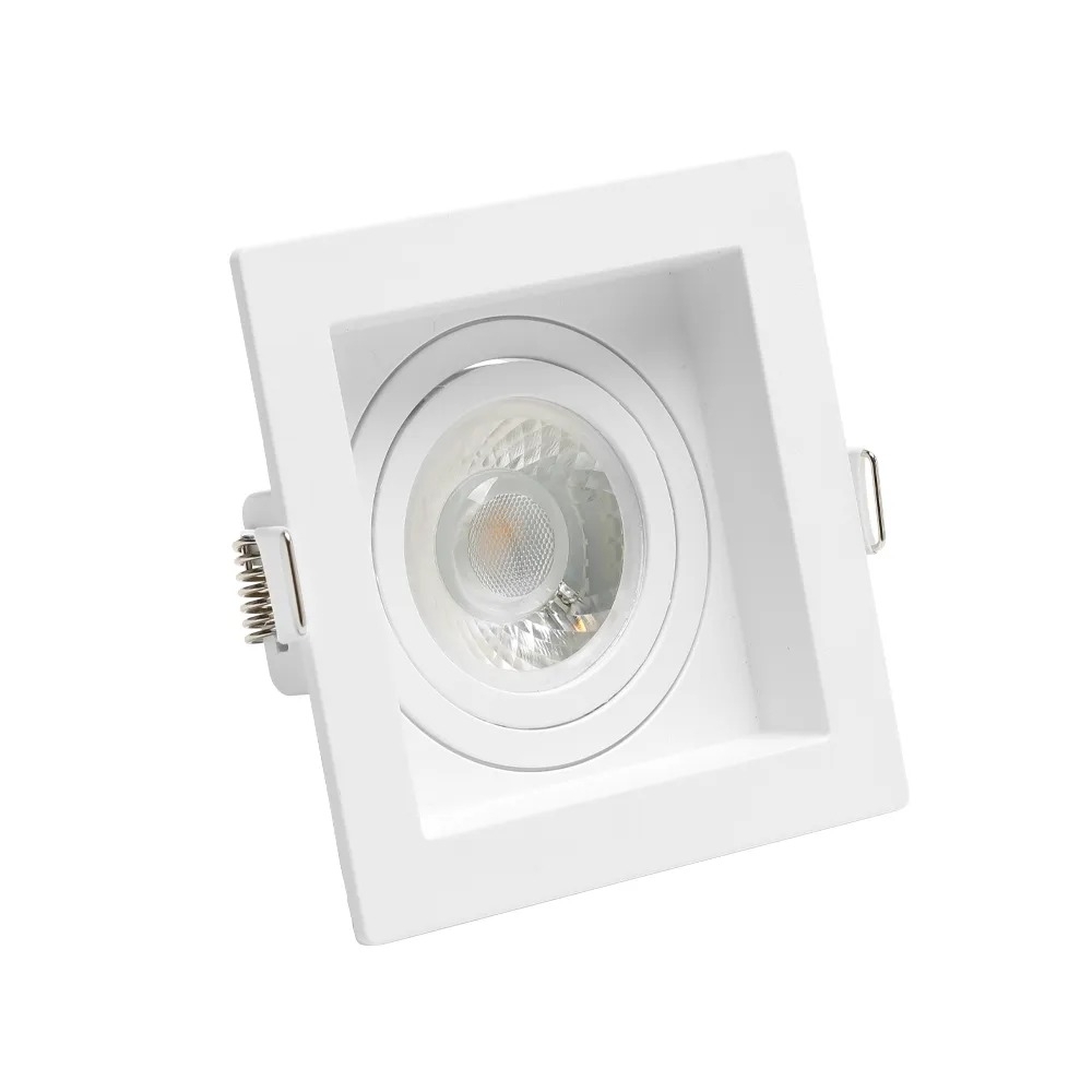Spot Embutir Save Energy Recuado Dicróica Branco 100x100x35mm SE-330.1032 PREN
